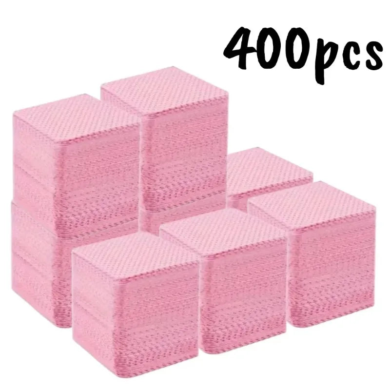 20/600pcs Lint-Free Gel Nail Wipes Aluminum-Free Cleansing Tissues Nail Polish Remover Pads for NaiArt Beauty Nail Cleaning Care Tri Light Beauty