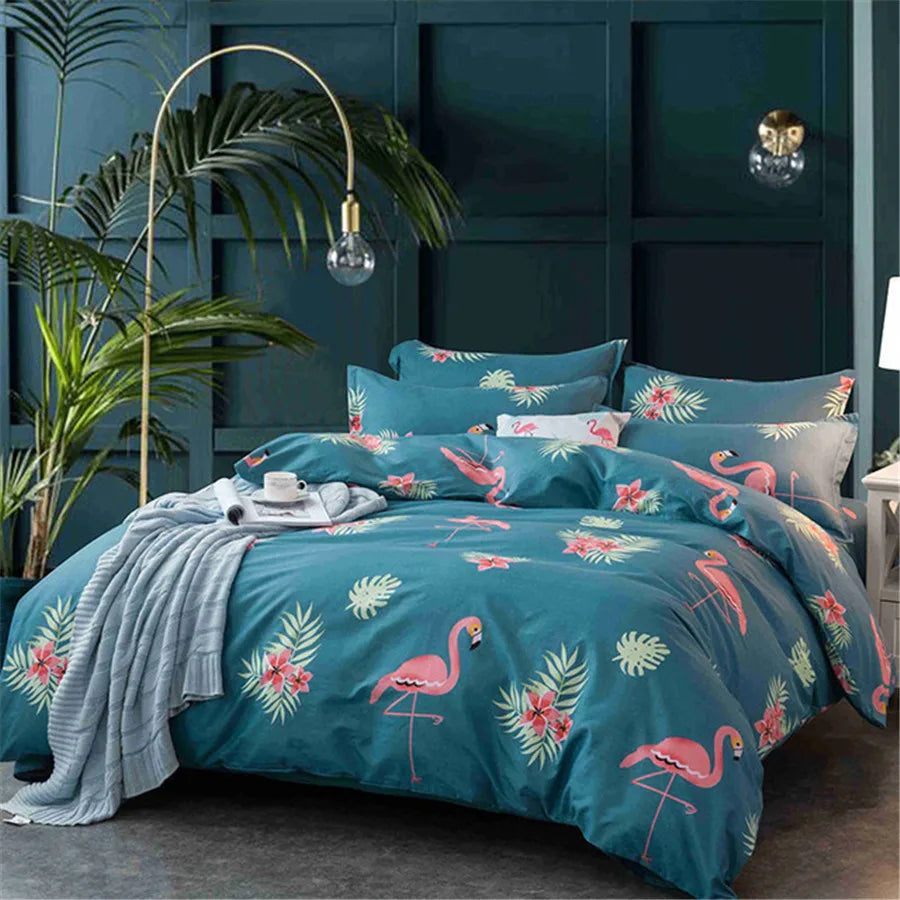 Multi-size Sheet Duvet Cover Pillowcase  Home Textile Bedding Single Piece Bedding Single Person Double Quilt Cover Pi-Mart