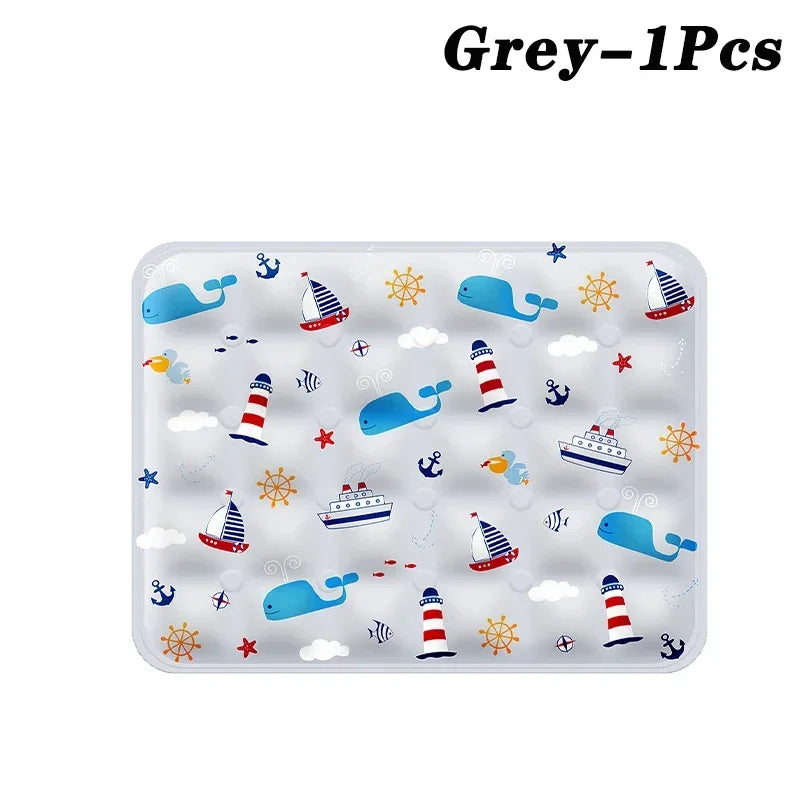 Large Pet Cooling Mat for Summer Heat Relief Reusable Breathable Gel Freeze Panel for Dogs Cats Indoor Outdoor Crate Bed Pi-Mart