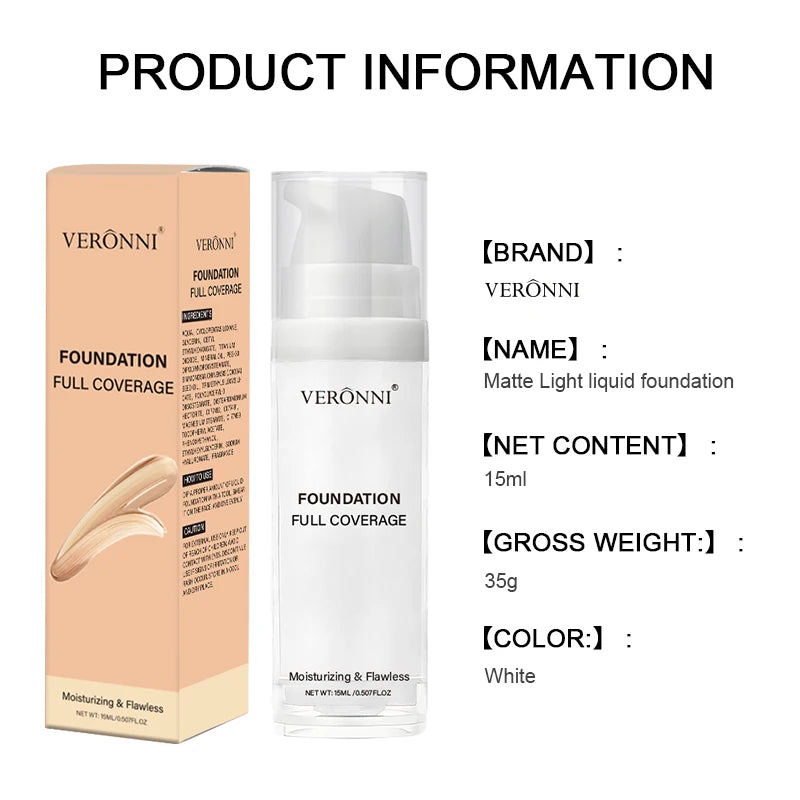 White Liquid Foundation,Long-lasting concealer Mixable Pure White Foundation Adjuster Lighten & Brighten Parties & Events Makeup Pi-Mart