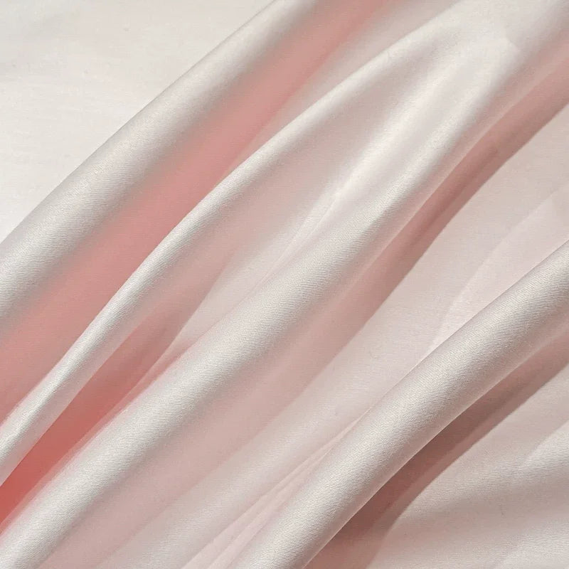 4pcs Light Luxury Style  120 Count Long Styl Cotton polyeste Embroidered Bedding Duvet Cover 200x230 220x240 Four Seasons Pi-Mart