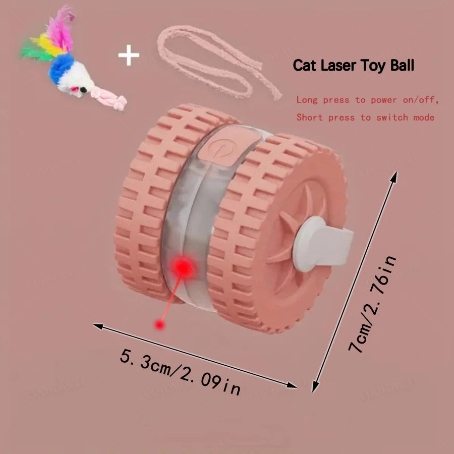 Intelligent Dog Toy Ball Electronic Interactive Cat Toy Usb Automatic Moving Bouncing Ball For Large Medium Dog Holiday Pet Gift Pi-Mart