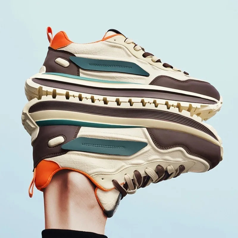 Trend Men Versatile Sneakers 2025 Autumn High Quality Comfortable Platform Sports Running Shoes Outdoor Youth Shoes for Men Plus Pi-Mart