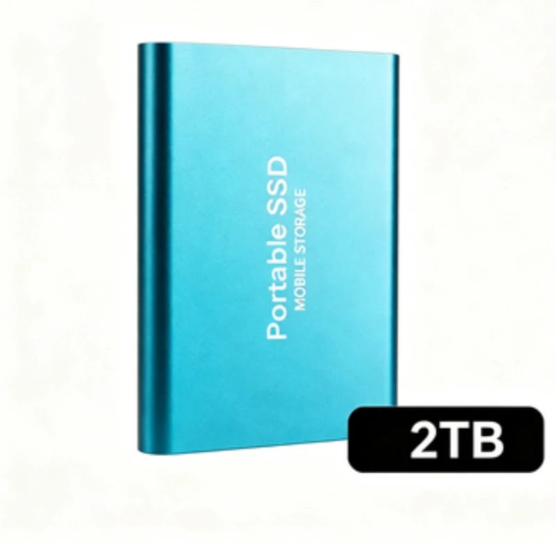 Portable External SSD, 1TB-16TB Large Capacity USB3.1 High Speed Solid State Drive, Lightweight Storage for Laptop, Desktop, Mac Pi-Mart