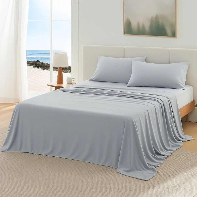 Summer Blanket Ice Silk Cooling Blanket Lightweight Breathable Air Condition Cooling Quilt Skin-friendly Duvet Comforter Pi-Mart
