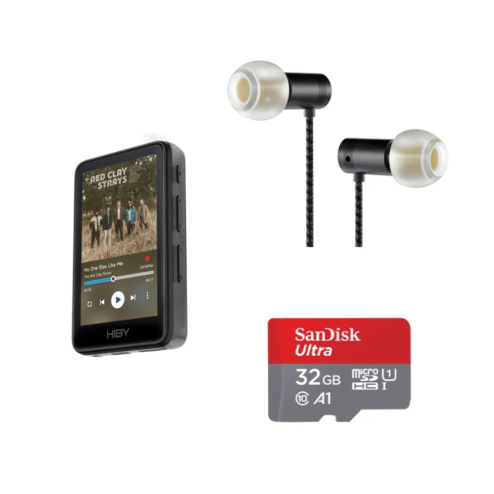 HiBy R1 HiFi Audio Music Player MP3 USB DAC WiFi Bluetooth 5.1 DSD256 PCM384kHz/32bit X1600E CS43131 MSEB Web Radio 3.5mm Output Pi-Mart