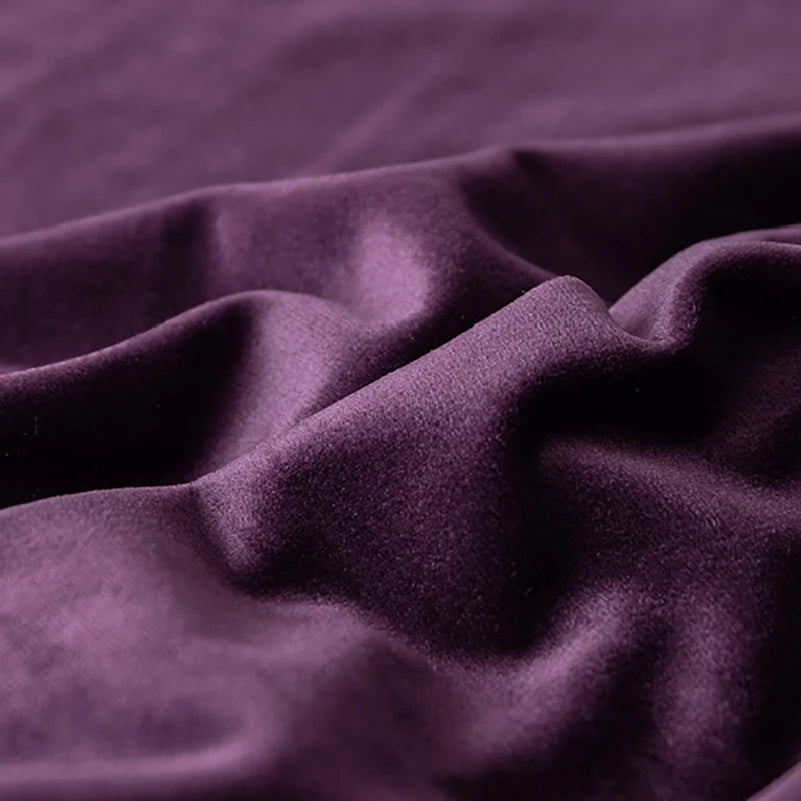 Velvet Fabric Thicken Dutch Velvet Short Plush for Upholstery Cushion Sofa Table Runners by Half Meter Pi-Mart