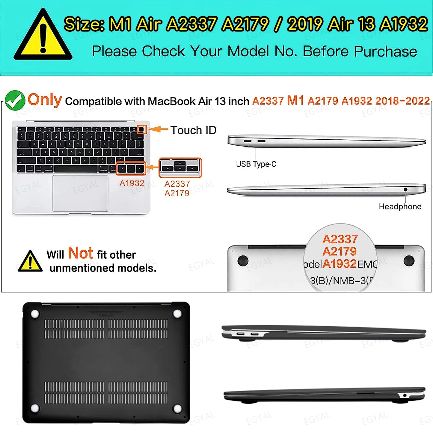 Laptop Case for Macbook Air 13 Case 2026 Neo A18 Pro 16 M3 Funda M1 Pro 13 M5 Air 13.6 15 for Macbook Pro 14 Case M5 M4 2025 M2 Pi-Mart