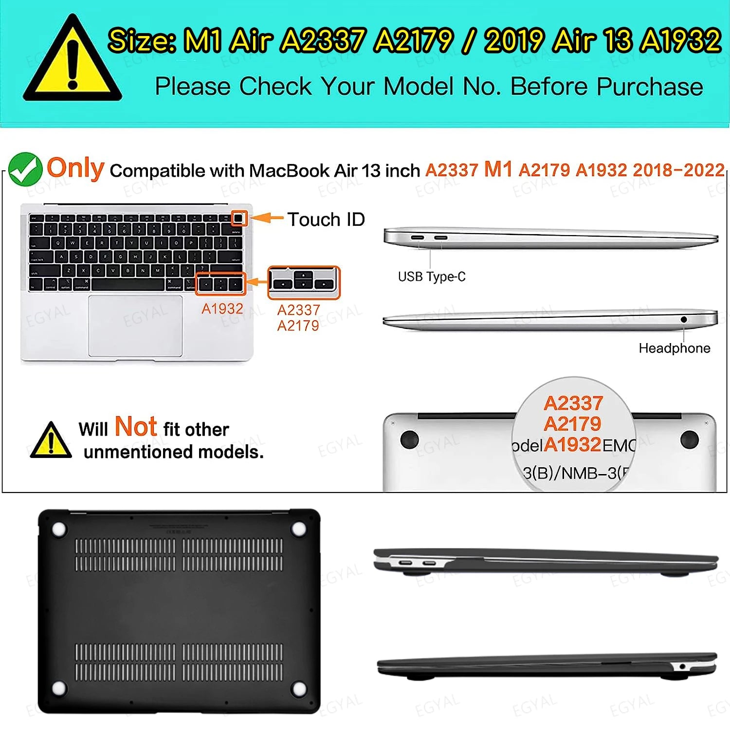 Laptop Case for Macbook Air 13 Case 2026 Neo A18 Pro 16 M3 Funda M1 Pro 13 M5 Air 13.6 15 for Macbook Pro 14 Case M5 M4 2025 M2 Pi-Mart
