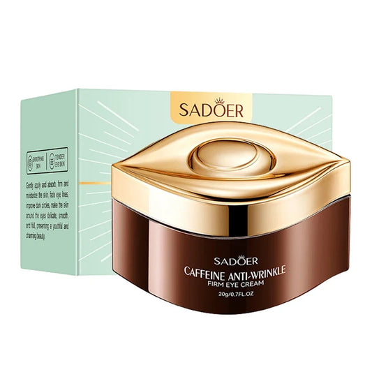 SADOER Caffeine Eye Cream Anti Dark Circles Eyes Bags Remover Firming Moisturizing Eye Creams Beauty Eyes Skin Care Products Tri Light Beauty