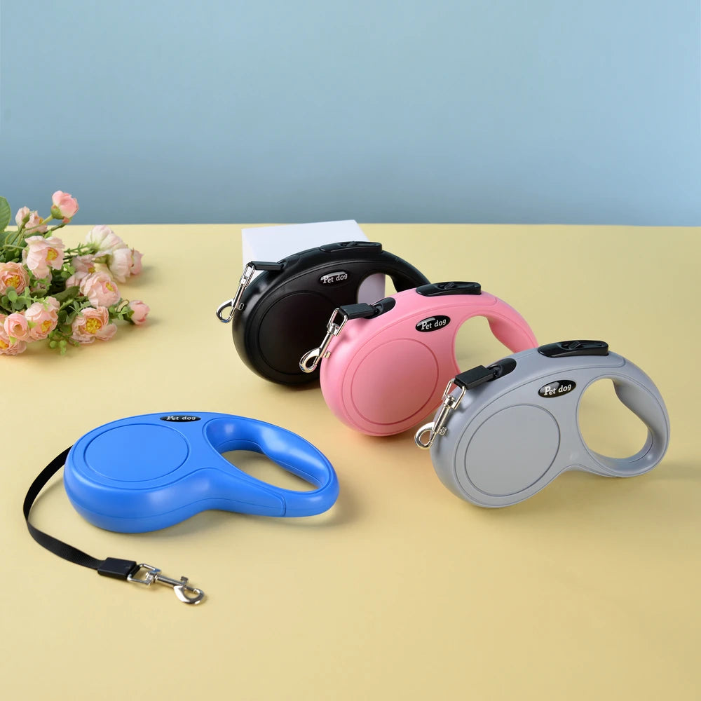 Cat Leash For Small Medium Dogs Cats Outdoor Hiking Retractable Strong Nylon Kitten Belt Sphynx Running Rope Pug Pet Supplies Pi-Mart