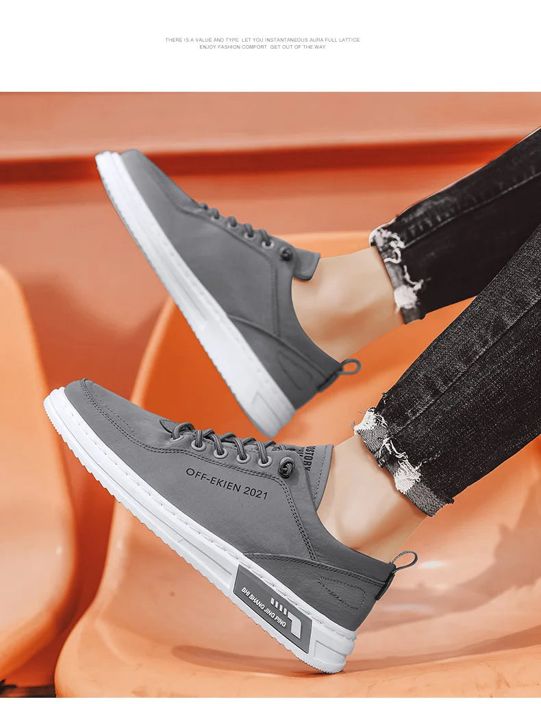Men's Flats Shoes Luxury Men's Sneakers Spring Autumn 2025 Outdoor Sport Shoes for Men Fashion Vulcanized Shoe Tenis Para Hombre Pi-Mart