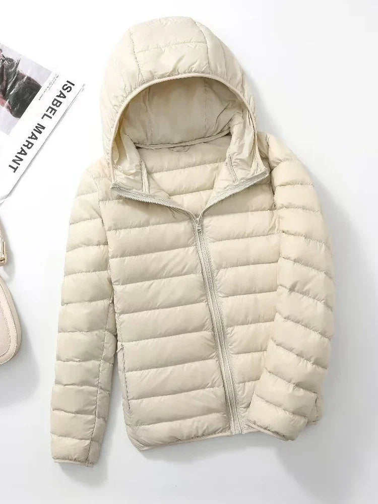 NewBang Brand Women's Down Jackets 90% Ultra Light Duck Down Women Lightweight Coat Hooded Female Windbreaker Parka Plus Coats LadyShow.Store