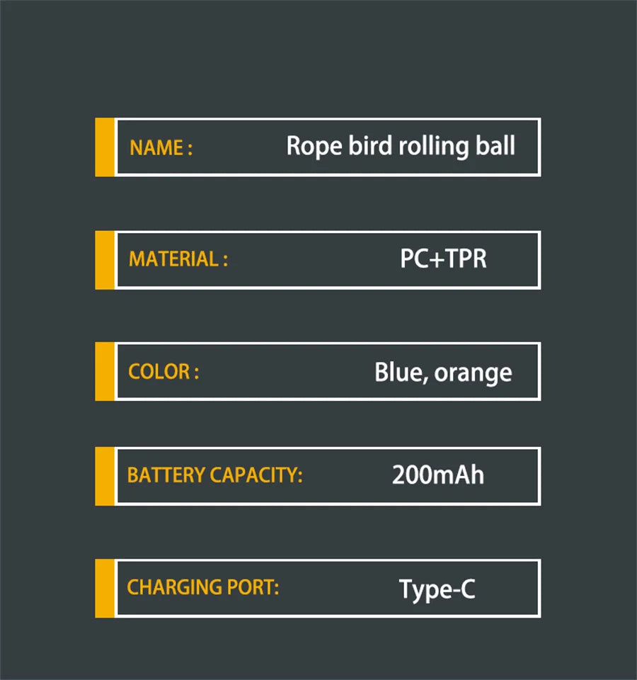 Intelligent Dog Toy Ball Electronic Interactive Cat Toy Usb Automatic Moving Bouncing Ball For Large Medium Dog Holiday Pet Gift Pi-Mart