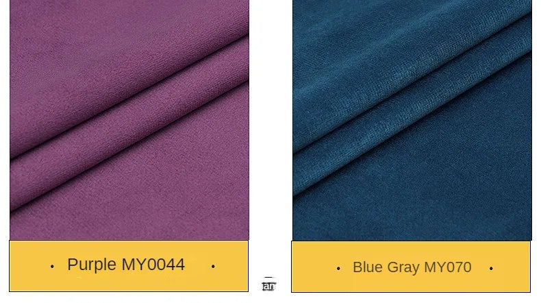 Velvet Fabric By The Meter for Tablecloth Diy Sofa Covers Curtains Sewing Thickened Soft Cloth Plain Black White Winter Textile Pi-Mart