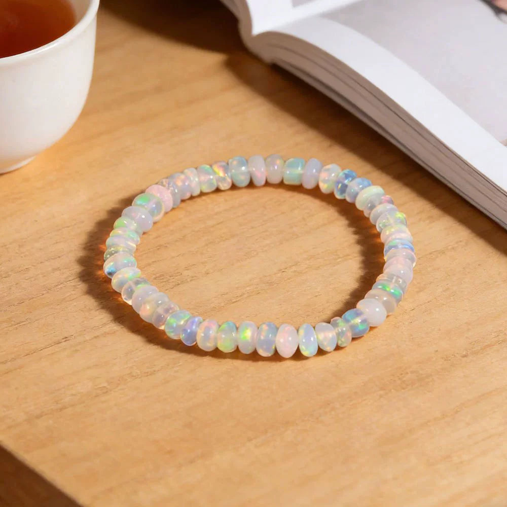 1 Piece Pack Beaded Bracelet, Fresh Dreamy Style, Suitable for Daily Layering / Healing Accessory / Birthday Gift Pi-Mart