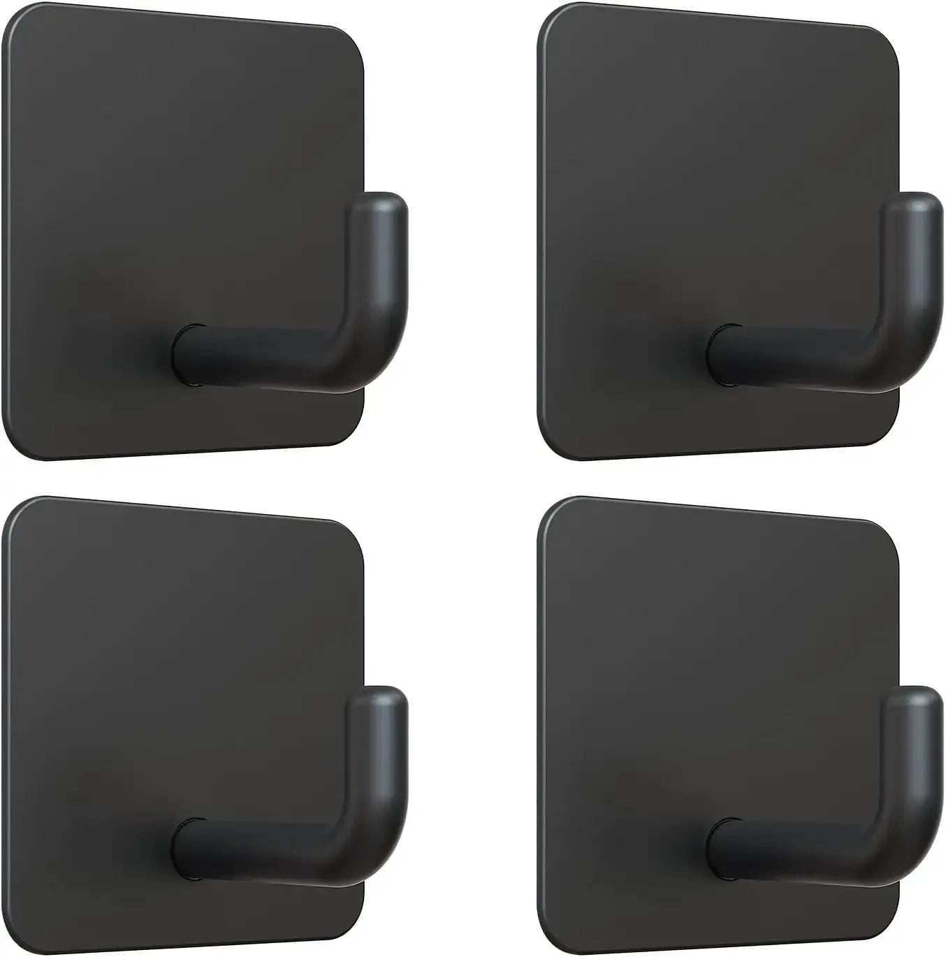 4PCS Stainless Steel Wall Mounted, Wall Mounted Self-Adhesive Hook, Key Holder, Wall Mounted, Towel Rack, Jacket, Bag Hook LadyShow.Store