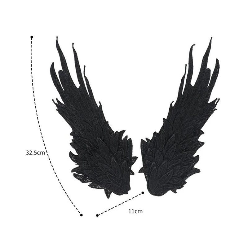 Lolita Feather Angel Wings Hair Clip Barrette Angel Wing Hairpin Lolita Anime Cosplay Hair Accessories Halloween Party Headwear Pi-Mart