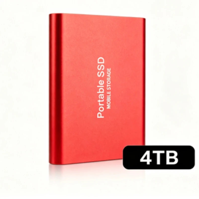 Portable External SSD, 1TB-16TB Large Capacity USB3.1 High Speed Solid State Drive, Lightweight Storage for Laptop, Desktop, Mac Pi-Mart