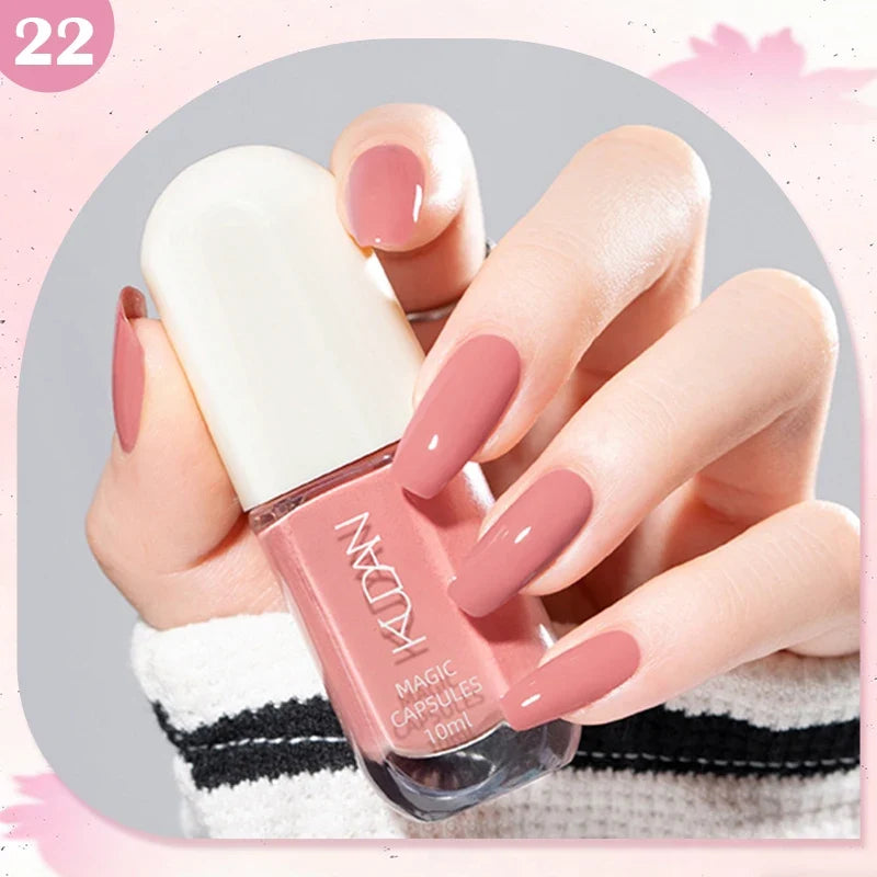 10ml Water-Based Peel Off Nail Polish 40 Colors Long Lasting Quick Drying No Need of Lamp to Cure Nail Supplies Manicure Nails Tri Light Beauty