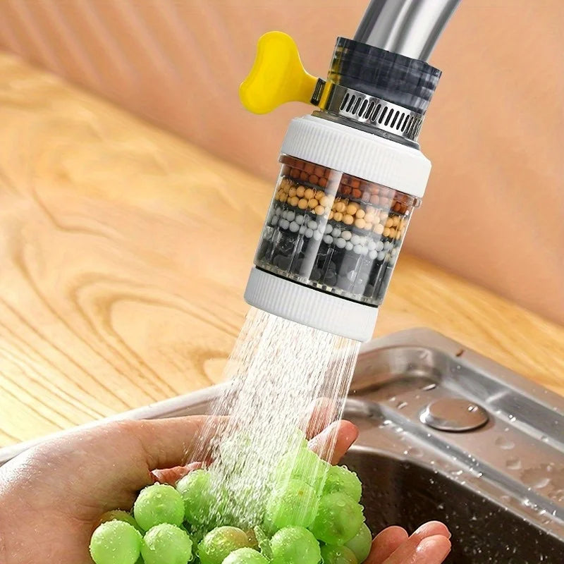 Six-layer Filter Cylindrical Bubbler, Faucet Filter Splash-proof Head Bubbler Pi-Mart