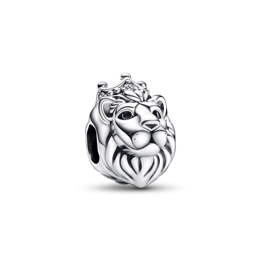 DSN 925 Silver King Of The Grasslands 2026 Charm Beads Pendant Fits Bracelet Necklace DIY Women Festival Party Jewelry Gifts Pi-Mart