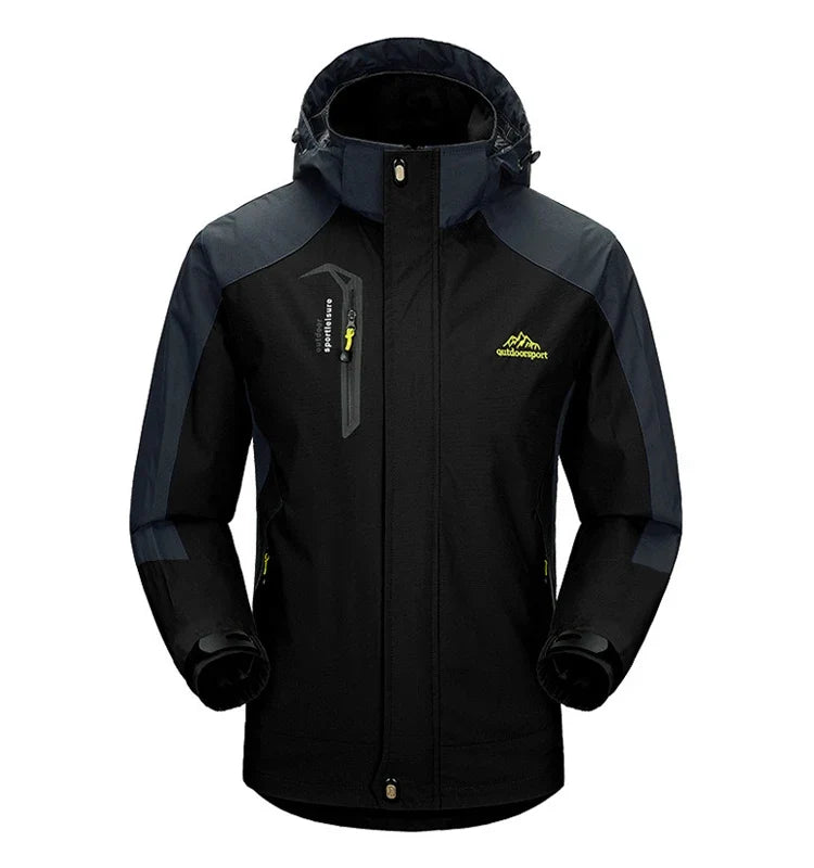 Men's Lightweight Waterproof Rain Jacket 5000mm Windbreaker Lined Casual Spring Autumn Fishing Hiking Outdoor Leisure Jacket LadyShow.Store