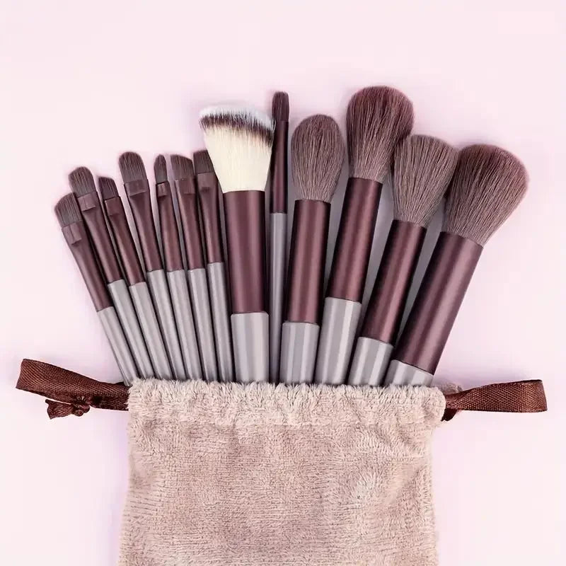 Professional Makeup Brush Set - Soft Fluffy Kabuki & Blending Brushes for Foundation, Powder, Eyeshadow | Beauty Tools Kit LadyShow.Store
