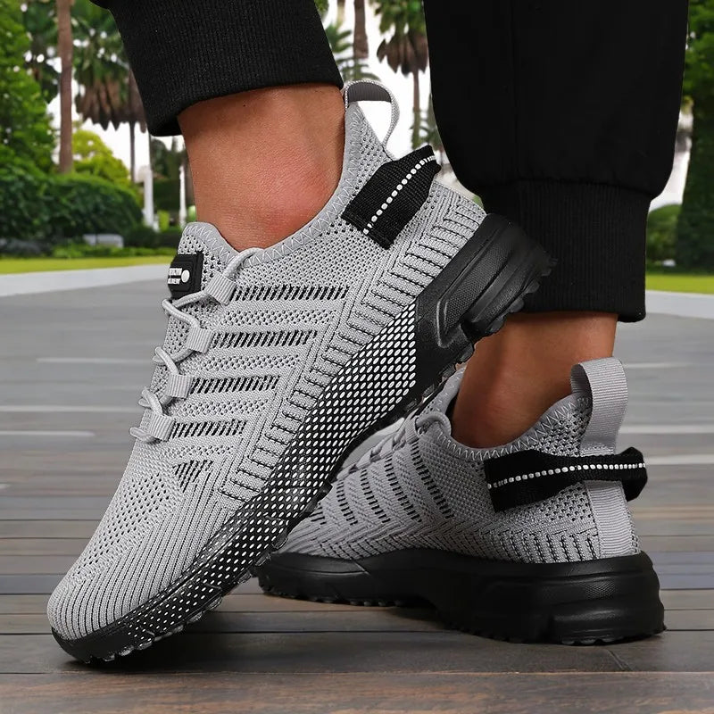 New Men's Sneakers Thick Sole Comfortable Casual Shoes Lightweight Breathable Fashion Running Shoes Luxury Male Tenis Masculino Pi-Mart