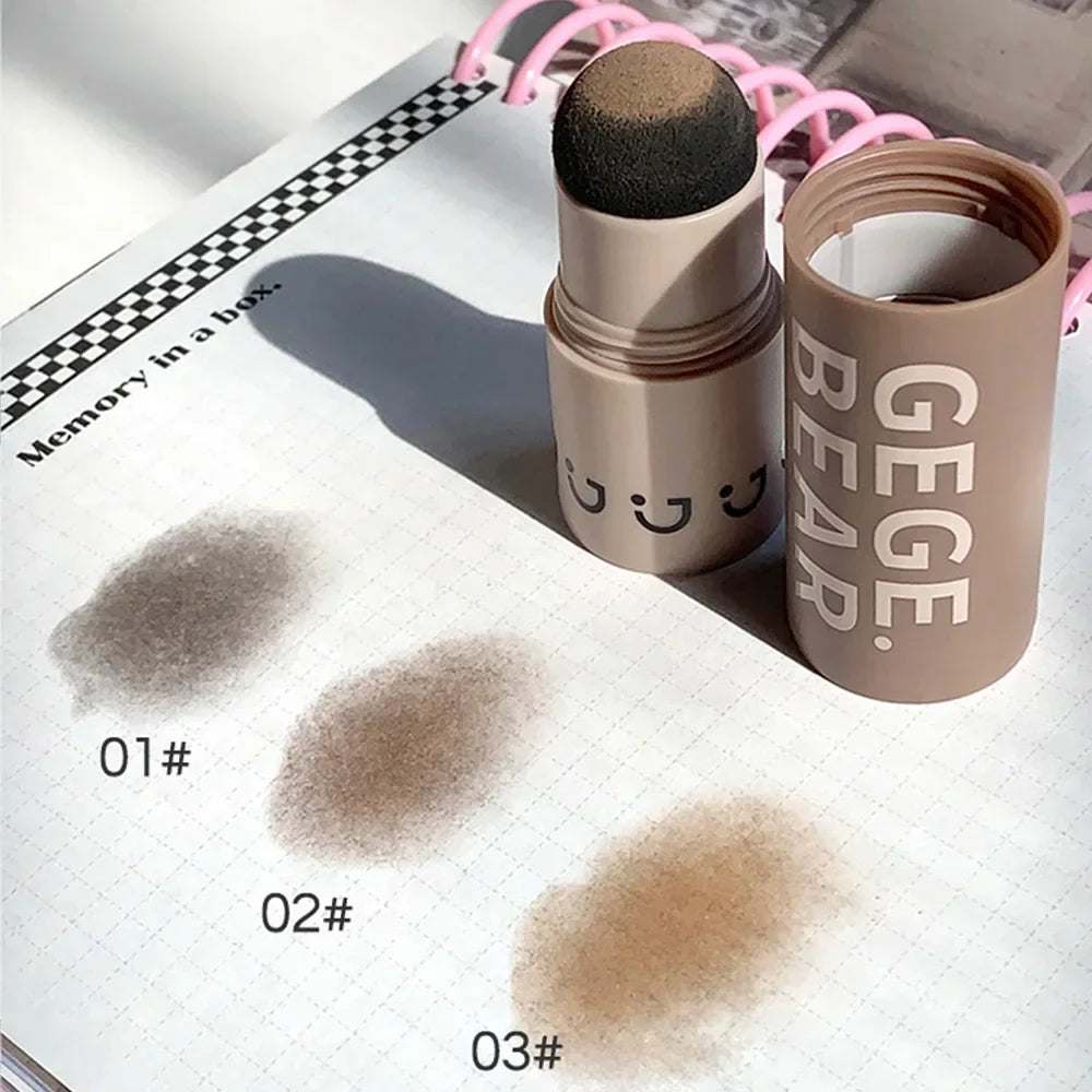 Gege Long Lasting Hairline Shadow Powder Hair Filling Repair Forehead Trimming Makeup Tool Bald Concealer Hair Coverage Beauty Tri Light Beauty