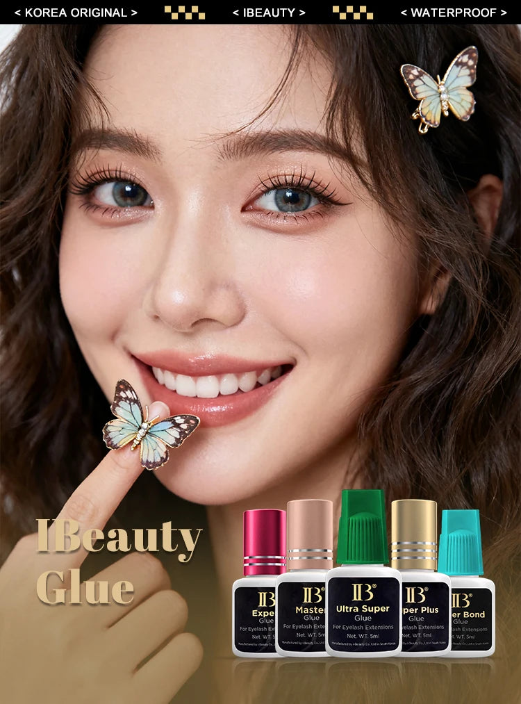1 Bottle IBeauty Ultra Super Plus Glue Fake Eyelash Extension Korea 0.5s Fast Dry Long Lasting Makeup Tool Adhesive Supplies Pi-Mart