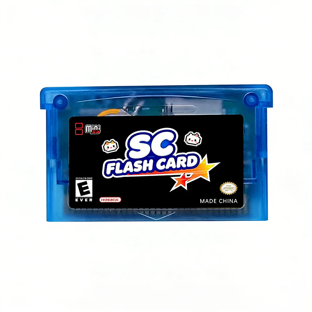 New 5000 in 1 SCFW V2.0 Card Mini GBA FlashCard For GBA GBC GB NES with 8G TF Card Adapter For SP GBM IDS NDS NDSL Game Console Pi-Mart