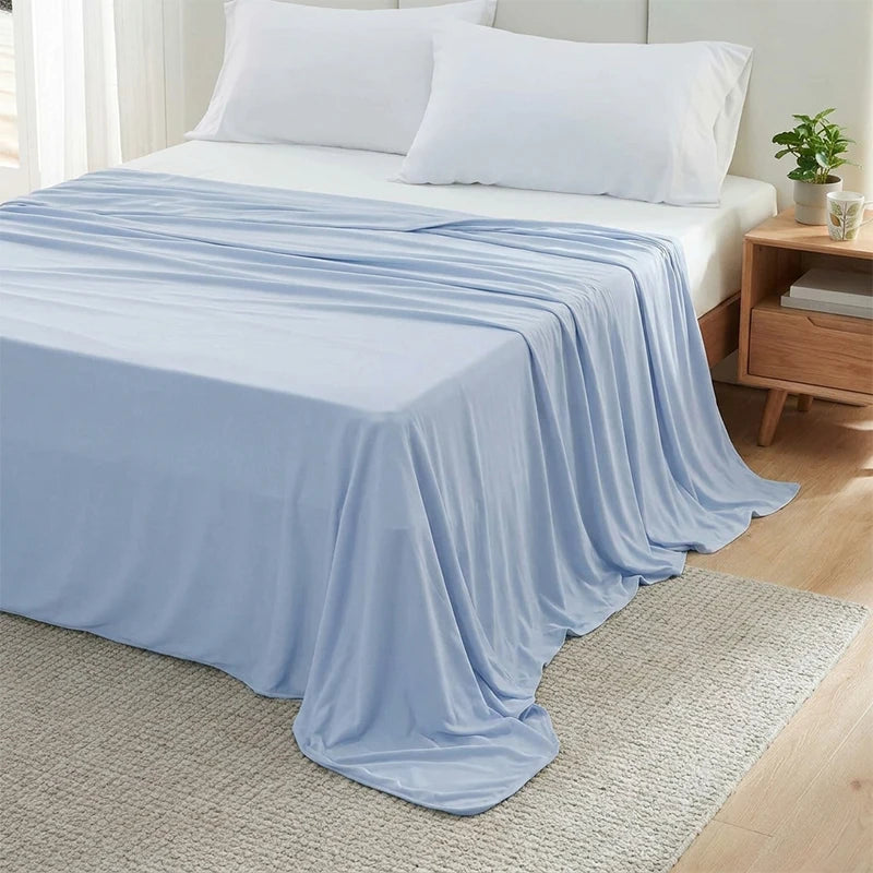 Summer Blanket Ice Silk Cooling Blanket Lightweight Breathable Air Condition Cooling Quilt Skin-friendly Duvet Comforter Pi-Mart