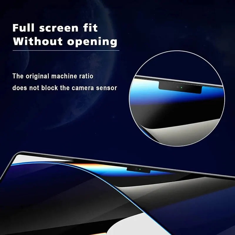 Screen Protector for MacBook HD Soft Film for Air 13 Inch M1 M2 Pro 11 13 14 15 16 Inch Clear Laptop Soft Film Pi-Mart