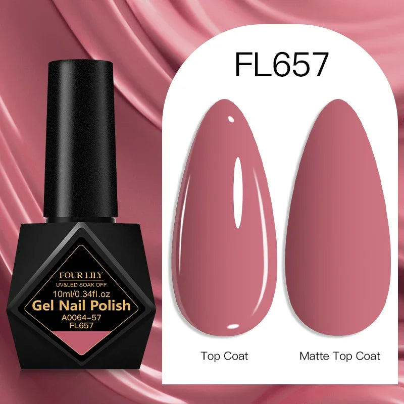 10ml Gel Nail Polish 162 Colors Nail Supplies Vernis Semi Permanent Nail Art Manicure Soak Off LED UV Gel Nail Varnishes Summer Tri Light Beauty