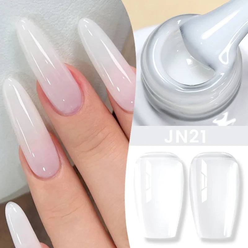 BORN PRETTY 83 Colors 10ml Jelly Nude Gel Nail Polish Autumn Amber Semi Transparent Manicure Soak off UV LED Nails Gel Varnish Tri Light Beauty
