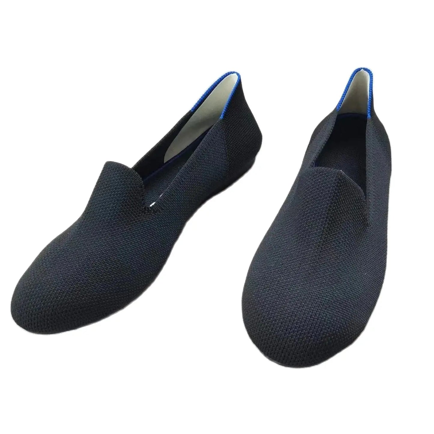 Maggie's Walker Women's Stretchable Soft Bottom Knitted Flats Spring Shallow-mouth Washable Casual Loafers Size 35~40 LadyShow.Store