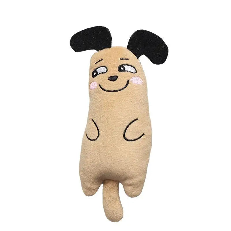 Funny Pet Plush Catnip Toy Cat Expressive Mouse Toys Interactive Cat Toy Kitten Bite Resistance Toy Pet Accessories Pi-Mart