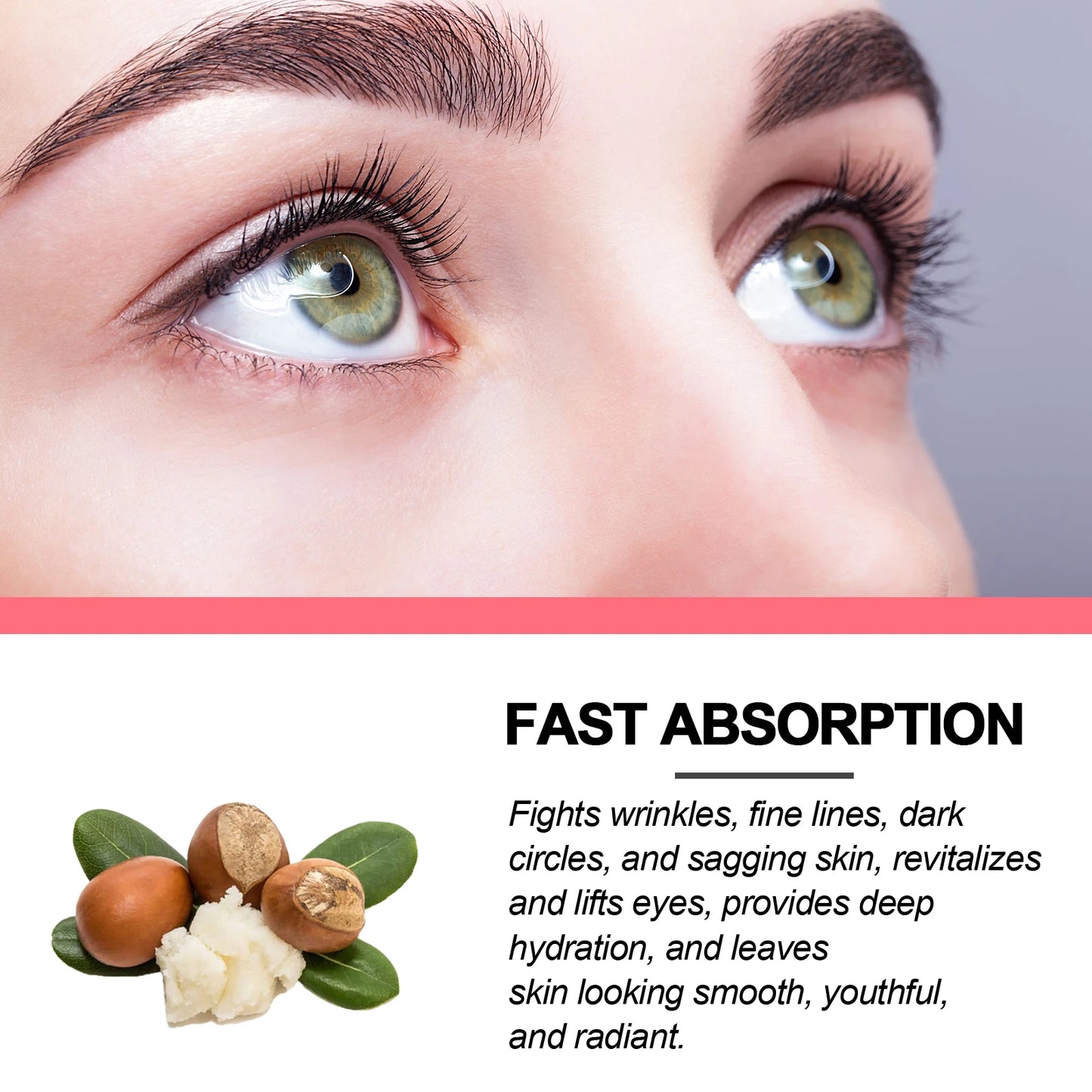 Retinol Eye Cream Stick Lightening Dark Circles Anti-Puffiness Smooth Brightening Moisturizing Firming Under Eye Treatment Care Pi-Mart