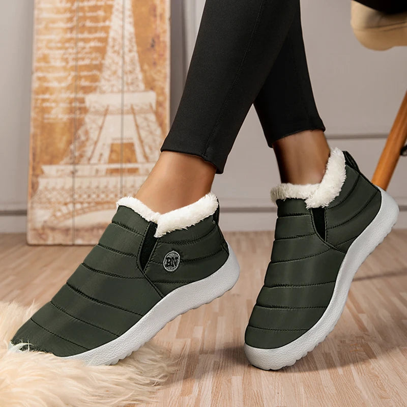 Winter Waterproof Fashion 2025 Men Casual Shoes Breathable Shoes Men Sneakers Slip On Black Men's Sneaker Leisure Soft Shoes Pi-Mart
