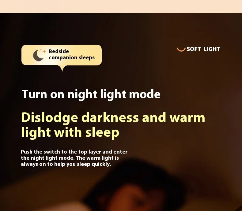 AiQUE LED Motion Sensor Night Light Portable 2 in 1 Flashlight Bedroom Bathroom Reading Camping Lighting Baby Feeding Eye Care Pi-Mart