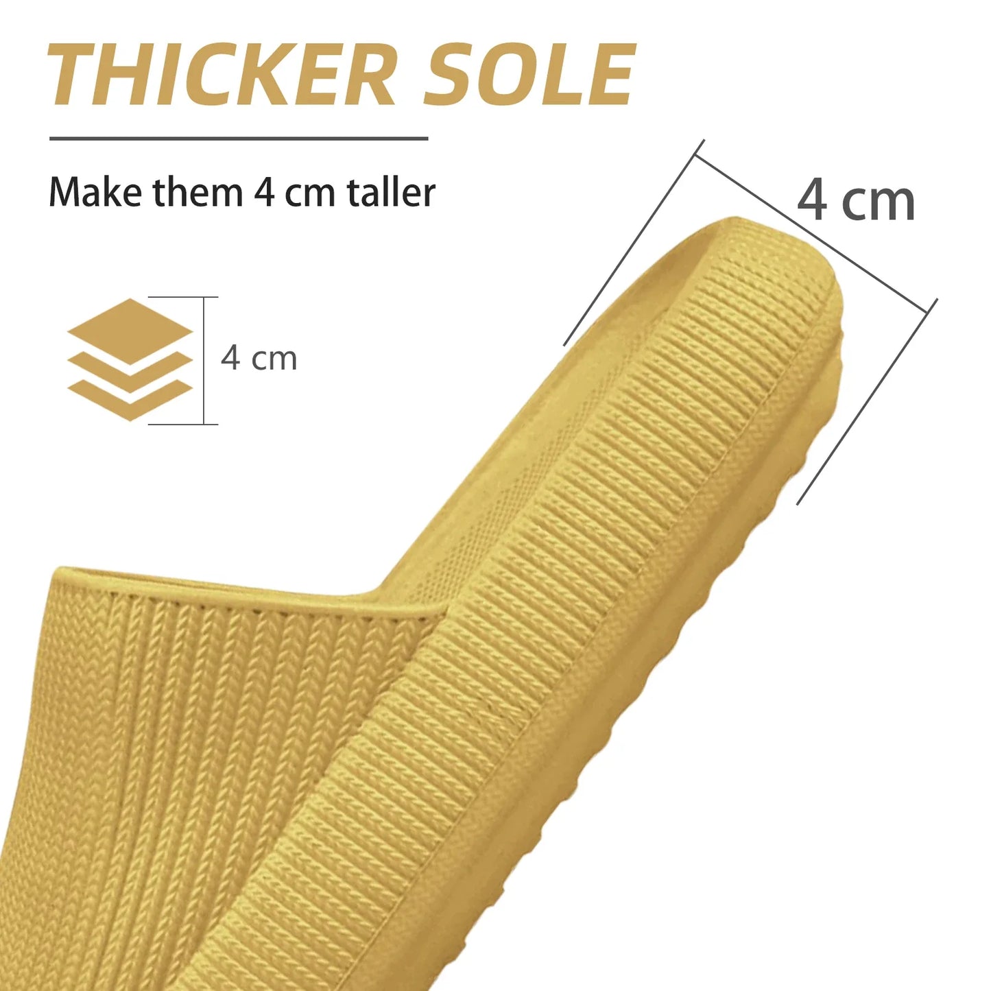 Thick Sole Cloud Slippers Women Men,Large Size,Pillow House Slippers Shower Sandals,Indoor Bathroom Slides,Lightweight,Non-Slip LadyShow.Store