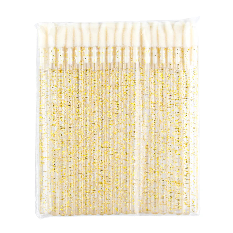 Lanjinglin 5/50 Pcs Lip Brush Reusable Makeup Brushes Lipstick Applicator Wands Eyelashes Extension Tool Beauty Accessories Pi-Mart