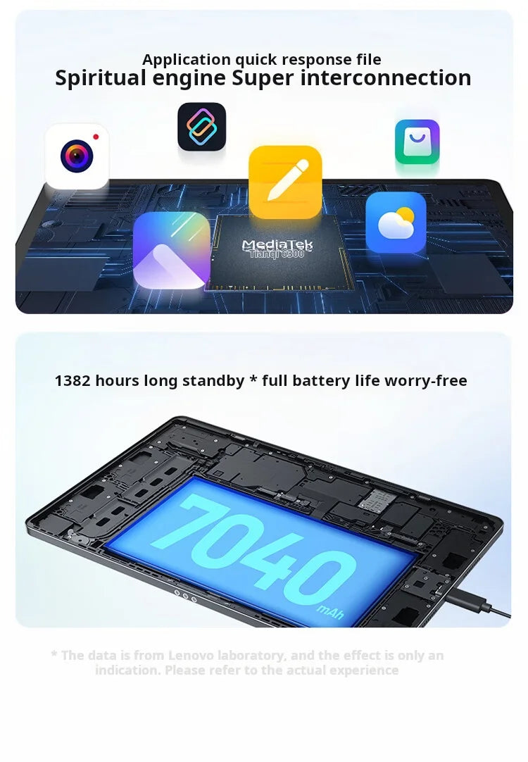 Lenovo Xiaoxin Tablet 11 (2025 Model) 11-inch Tablet PC, Student Tablet, 2-in-1 Pad, Official Genuine Product Pi-Mart