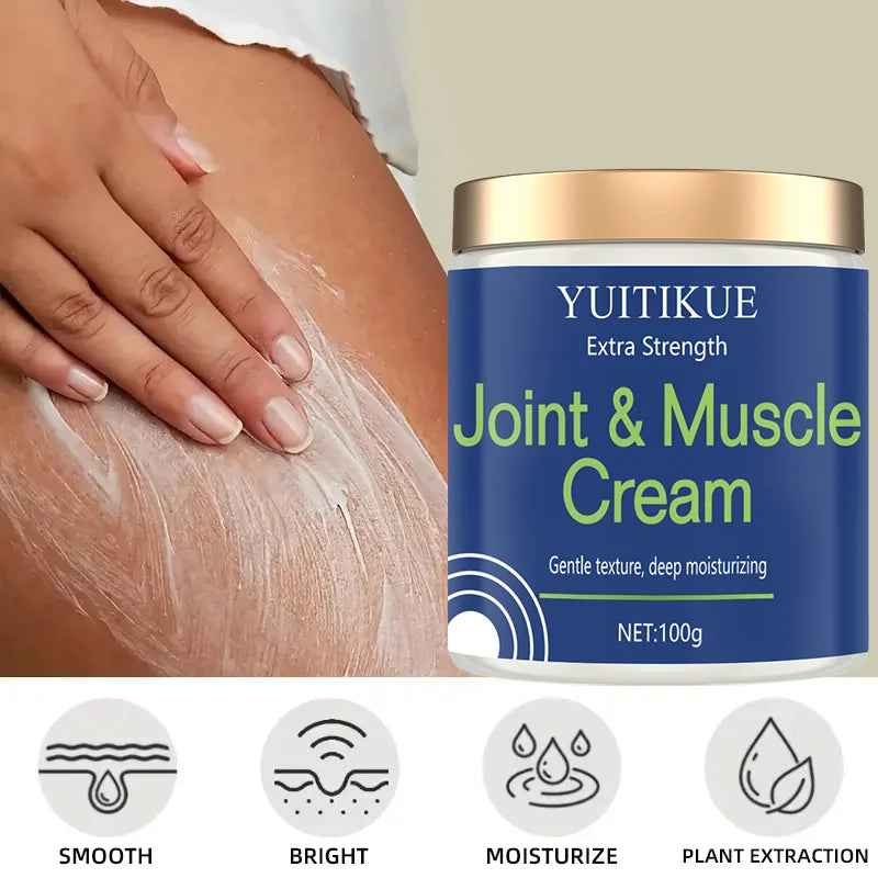 Extra Strength Joint & Muscle Cream 100g - Deep Moisturizing Formula, Gentle Texture for Neck, Shoulders, Knees & Elbows Pi-Mart