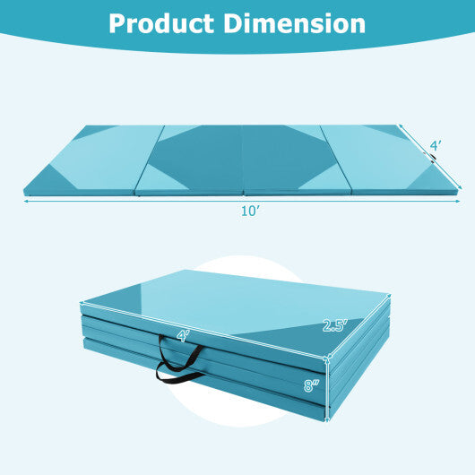 Heavy-Duty Folding Exercise Mat Gym Mat for Gymnastics LuxuryLifeWay Online Store