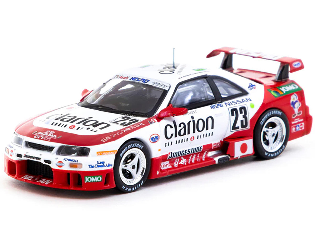 Nissan NISMO GT-R LM #23 Kazuyoshi Hoshino - Toshio Suzuki - Masahiko Kageyama "Presentation" "24 Hours of Le Mans" (1995) "Hobby64" Series 1/64 Diecast Model Car by Tarmac Works LuxuryLifeWay Online Store