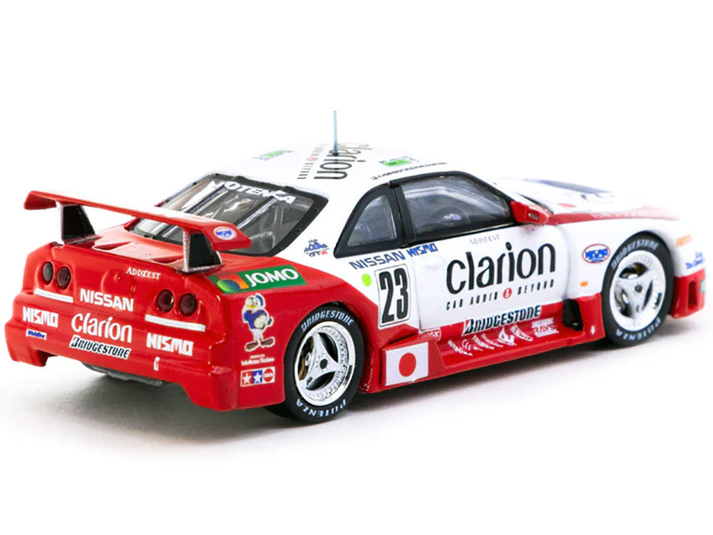 Nissan NISMO GT-R LM #23 Kazuyoshi Hoshino - Toshio Suzuki - Masahiko Kageyama "Presentation" "24 Hours of Le Mans" (1995) "Hobby64" Series 1/64 Diecast Model Car by Tarmac Works LuxuryLifeWay Online Store