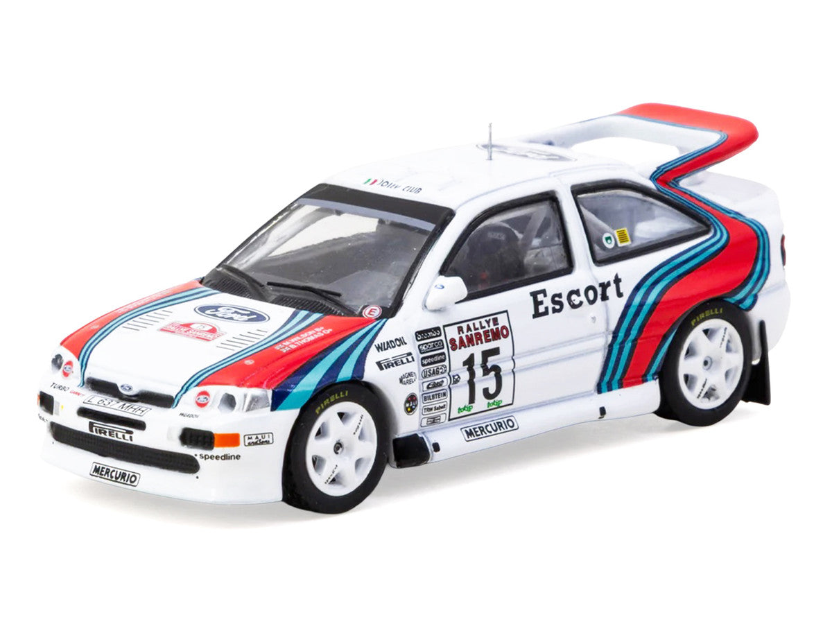 Ford Escort RS Cosworth WRC #15 Malcolm Wilson - Bryan Thomas "Rallye Sanremo" (1994) "Hobby64" Series 1/64 Diecast Model Car by Tarmac Works LuxuryLifeWay Online Store