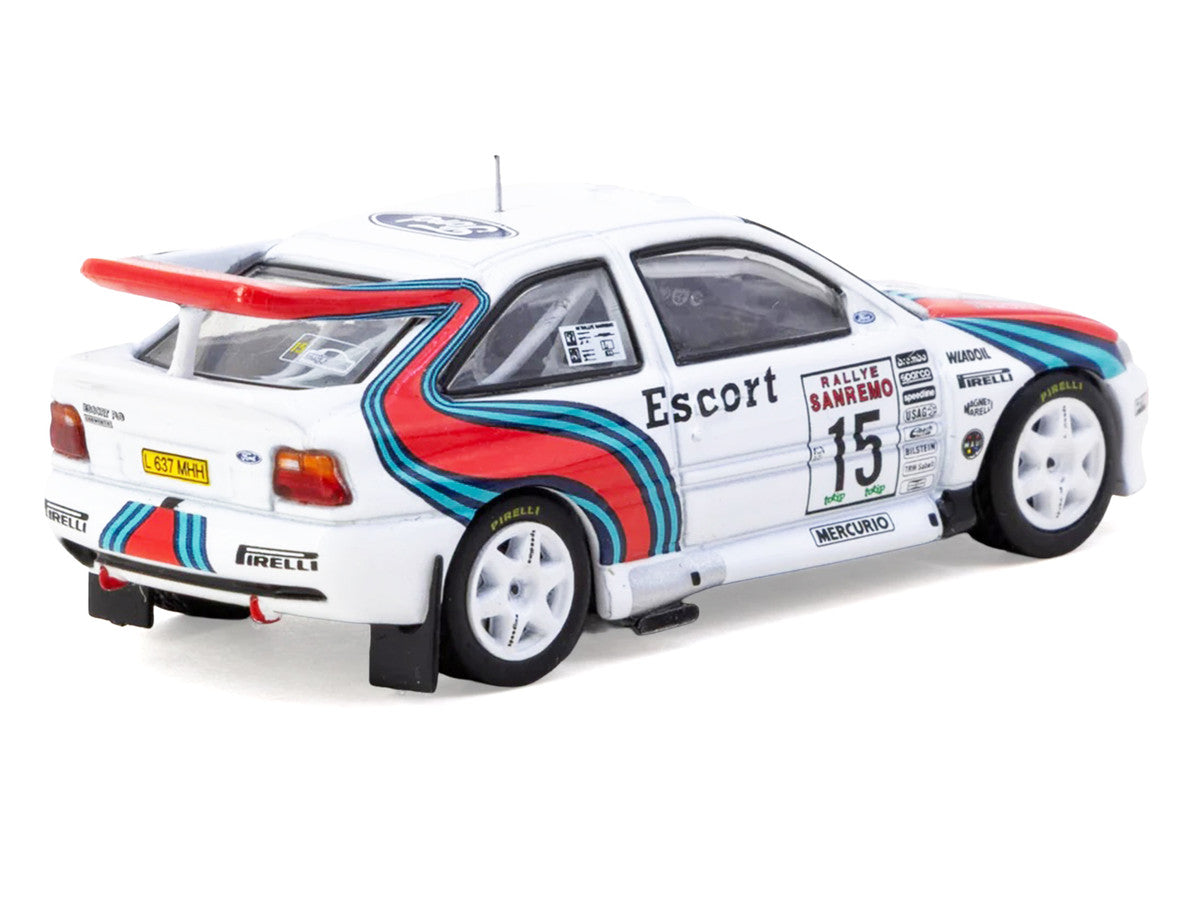 Ford Escort RS Cosworth WRC #15 Malcolm Wilson - Bryan Thomas "Rallye Sanremo" (1994) "Hobby64" Series 1/64 Diecast Model Car by Tarmac Works LuxuryLifeWay Online Store